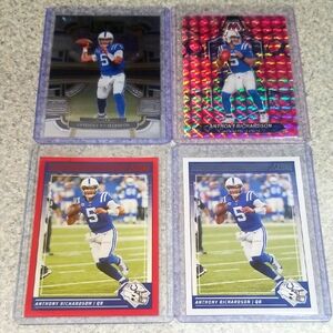 Anthony Richardson Football Trading Card lot.